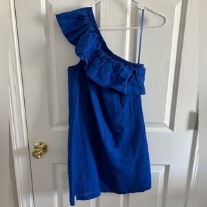 JCREW One shoulder mini dress